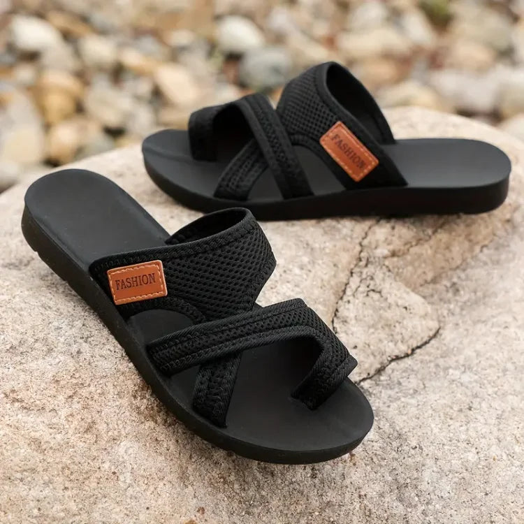 Luxeora Galicia™| Gleitsandalen van Geperforeerd Mesh Luxeora 